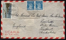 TURKEY 1951 Air Mail Cover from Beyoglu Istanbul to Great Britain