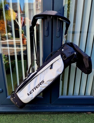 john letters 4 Way golf bag Rain Cover & Shoulder Strap Ivgc - Picture 3 of 12