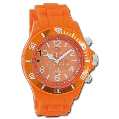Oozoo Herren Armbanduhr Timepieces Analog Silikon orange UOC4836A