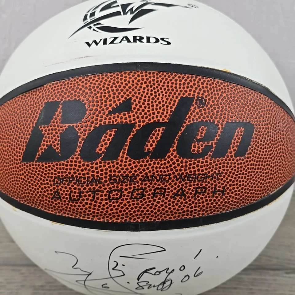 Baloncesto Baden Mike Miller Autografiado Washington Wizards Talla/Peso Oficial Foto 3 de 4