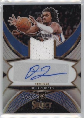 2024-25 Panini Select Rookie Jersey 192/199 Dillon Jones #RJA-DIL Auto RC 1jb0