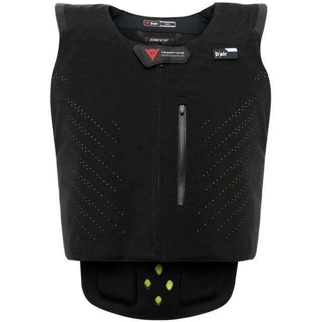 Gilet airbag moto Dainese Smart Air noir avec protection gonfllable D-air pour motard
