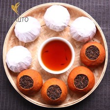 500g Authentic Xinhui Citrus Peel Chen Xiang Pu'er Tea Ripe Tea Bulk Xiaochatuo