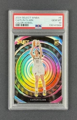 2024 Panini Select Caitlin Clark PSA 10