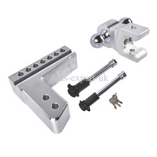 6 Adjustable Trailer Droprise Hitch For 2.5 Receiver Heavy Duty 18500lbs New