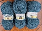Hayfield Exquisite Shimmer Yarn Lot161 Deep Teal 3 Skeins 50 Grams Each Gorgeous — photo 1