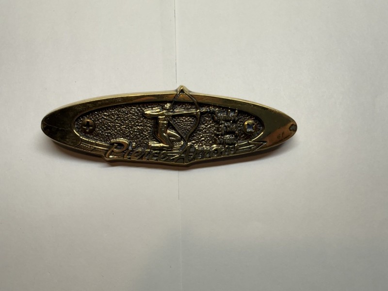 PIERCE ARROW FIRE TRUCK EMBLEM NAME PLATE INSIGNIA APPARATUS LOGO