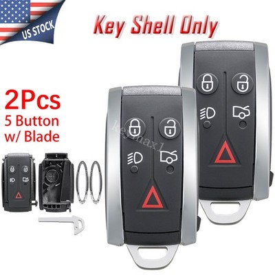 Remote Fob Car Key Case Shell for 2007-2015 Jaguar XF XJ8 XK XK8 XKR KR55WK49244