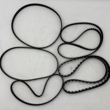 Lot Of 5 Small Timing Belts Of Various Brands 