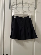 Head Sportswear Women's Juniors Pleated Golf Tennis Skirt Size 6 Black