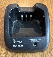 BC-160 Rapid Battery Charger for ICOM IC-A14 F14 F15 F16 F24 F25 NO POWER CABLE