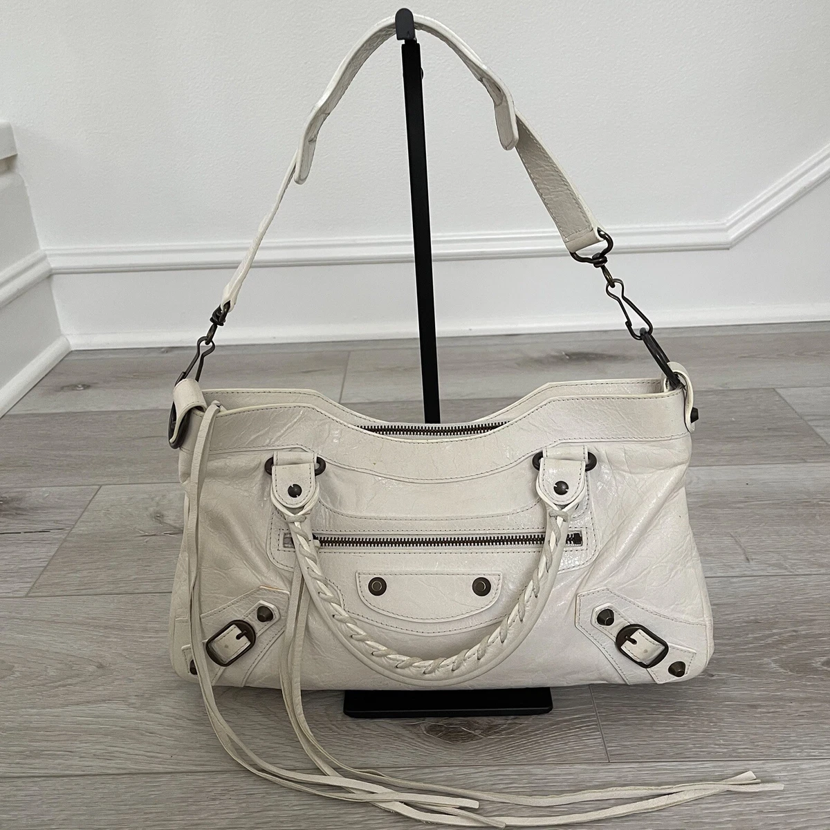 Balenciaga First Handbag - White