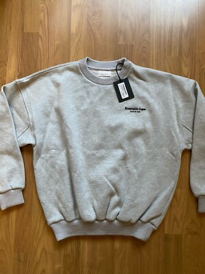 Ermenegildo Zegna X Fear Of God Sweatshirt Grey Marl - New With