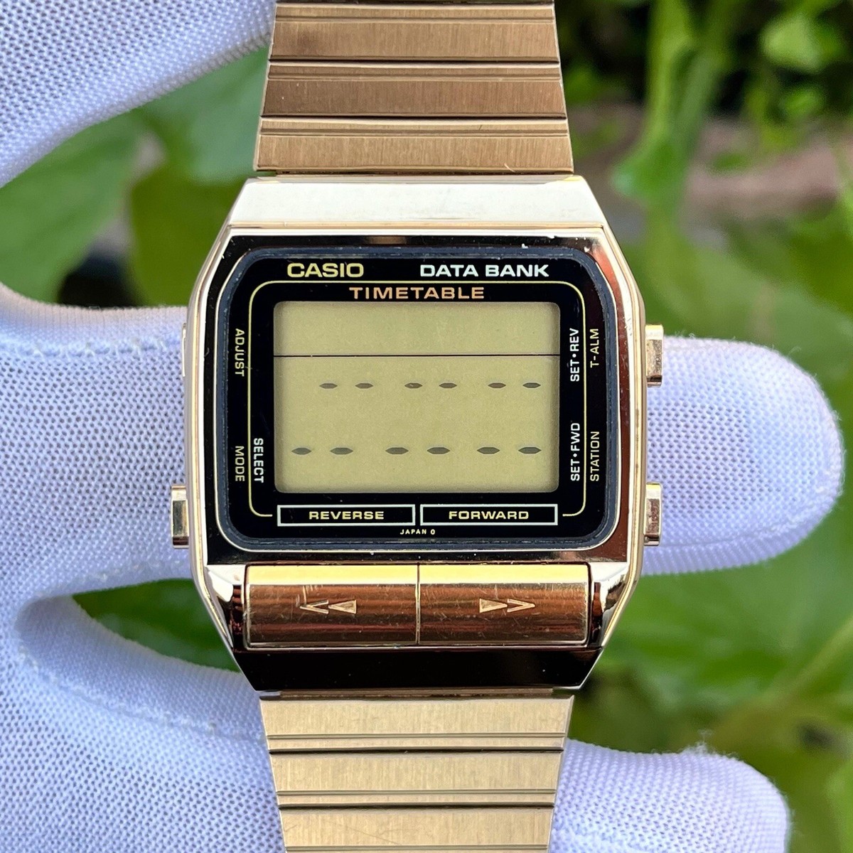Vintage Casio DBT-700G Digital Time Table Data Bank Japan Made Men