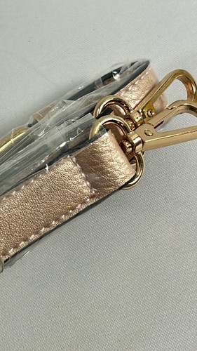 Kunstleder hellbraun Handtasche Taschenriemen Ersatz silberfarbene Hardware 52" lang - Bild 8 von 8