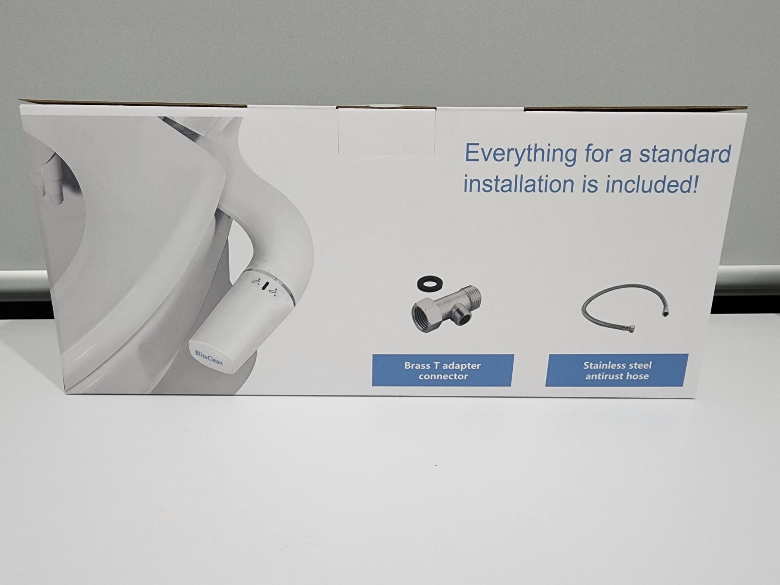 Toilet Bidet Left Hand Dual Nozzle Washer Hygeian Water Wash Clean