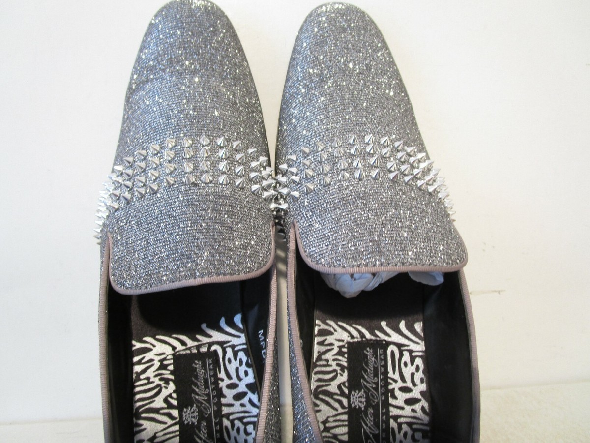 After Midnight Mens 6787 Formal Slip On Dress Shoes GunMetal/Silver Sizes 8  - 13 | eBay