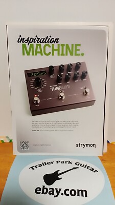 STRYMON TIMELINE DELAY PEDAL, GUITAR  PRINT AD 11 X 8.5,