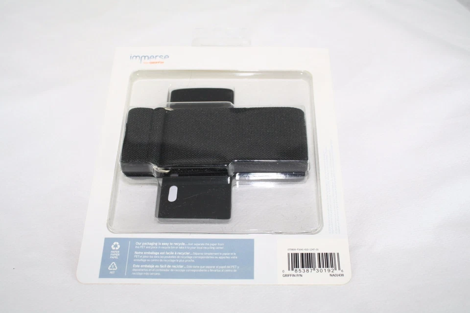 17 Griffin Immerse Sport Armbands for Apple iPod nano 5th Gen. Armband, Black - Image 4 of 4