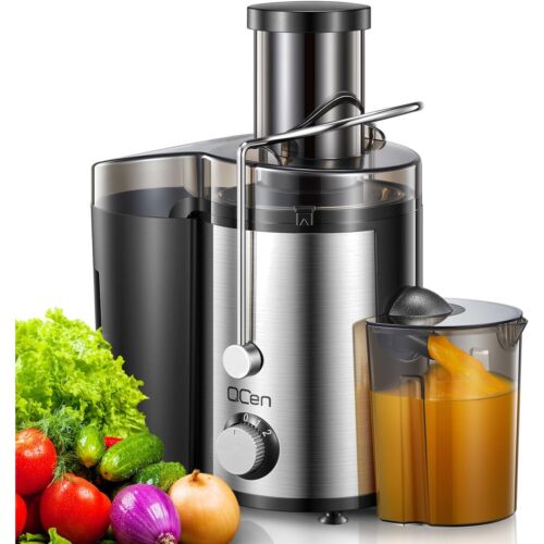 Dynamic Dual Speed Juicer with Wide Mouth Feed for Quick Smoothies and Juices