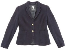 Talula Womens Navy Wool Coat Sz 2 L90416