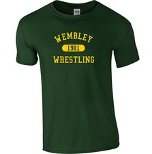 Wembley Wrestling 1981 Souvenir T-Shirt - British, Retro, Big Daddy, Giant Hays