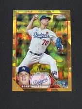 2023 Topps Chrome Update Sapphire Bobby Miller Gold Rookie #USCS188 /50