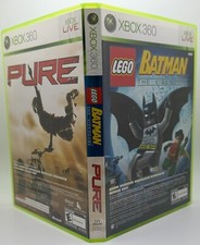 New Sealed Lego Batman and Pure Double Pack for Xbox 360 2008. CIB