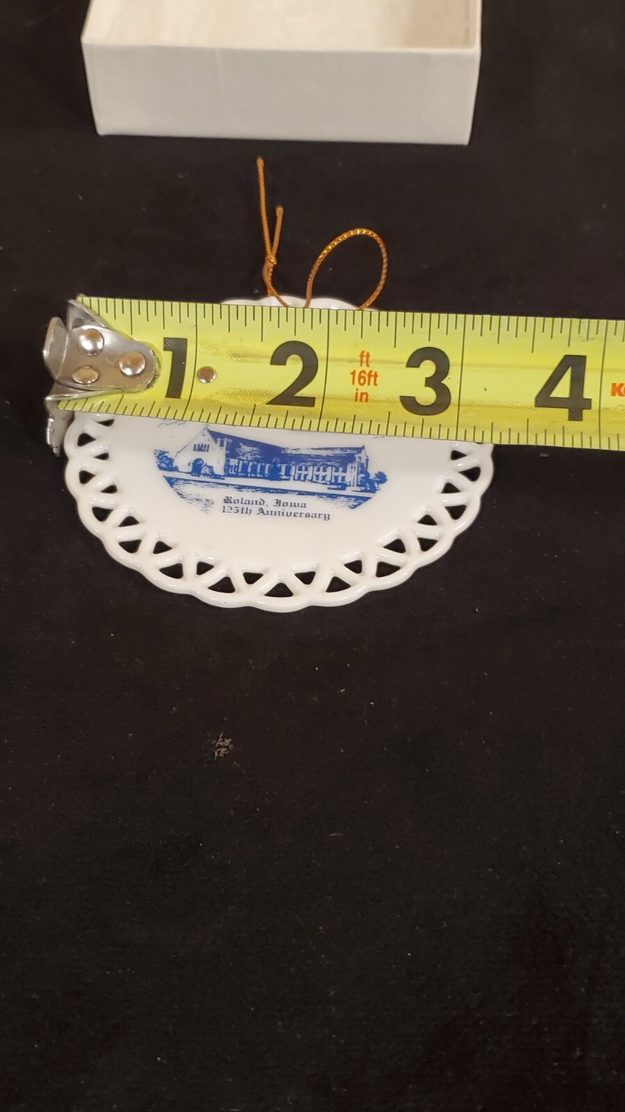 Bergen Lutheran Church Roland Iowa 125th Anniversary Ornament (two