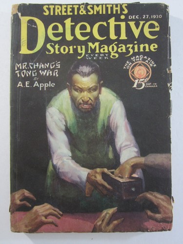 Detective Story Magazin Zellstoff Dez. 1930 GD/VG (Street & Smith) Chang's Tong Krieg!