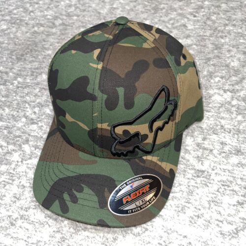 Fox Racing Flexfit Camouflage Hat Size L/XL - Afbeelding 1 van 4