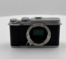 Fujifilm X-M1 16.3MP Digital Camera Silver Only Body English w/Battery/Charger