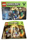 LEGO Minecraft #21119 The Dungeon -Box & Instructions No Minifigs, 75% Of Pieces