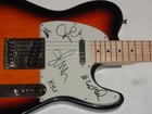 PORTUGAL. THE MAN SIGNED SUNBURST ELECTRIC GUITAR JOHN GOURLEY ALL 5 JSA COA — photo 2