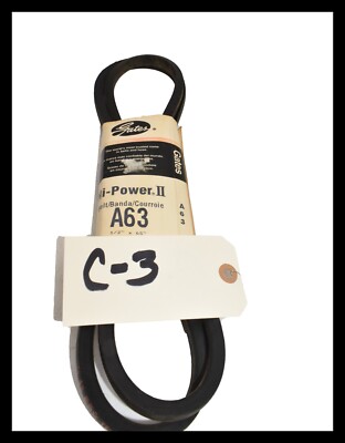 Cinghia Trapezoidale A&I 1/2 X 65 Pollici - Modello 7508 / A63K Per Macchinari - Foto 3