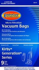 Kirby Generation 1,2,3,4,5,6 and Ultimate G Allergen Filtration 9 Bags