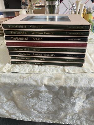 Time-Life Library of Art 8 Volumes 1968 HC Original Slipcover Illustrated Series