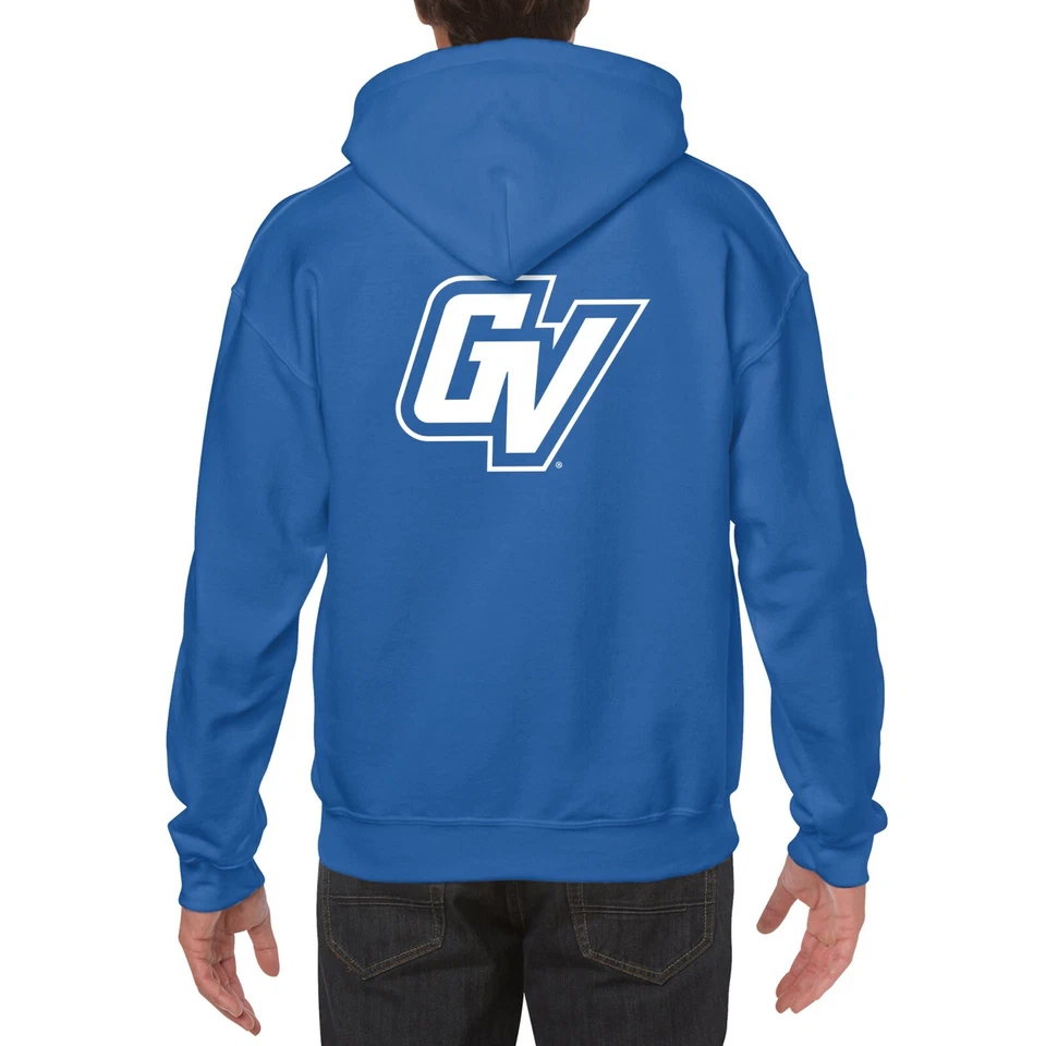 GVSU Front Back Print Hoodie - Royal - Image 4 of 4