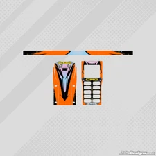 CRG 2018 STYLE GEL COAT FULL WRAP STICKER KIT FOR UNIPRO STOPWATCH KARTING