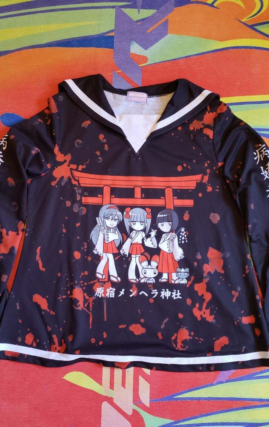 Official Menhera × ACDC RAG Kawaii Anime Shirt - Gem