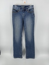 Vintage Wrangler Boot Cut Cowgirl Rodeo Jeans Womens Size 3 Long Blue 26  Waist