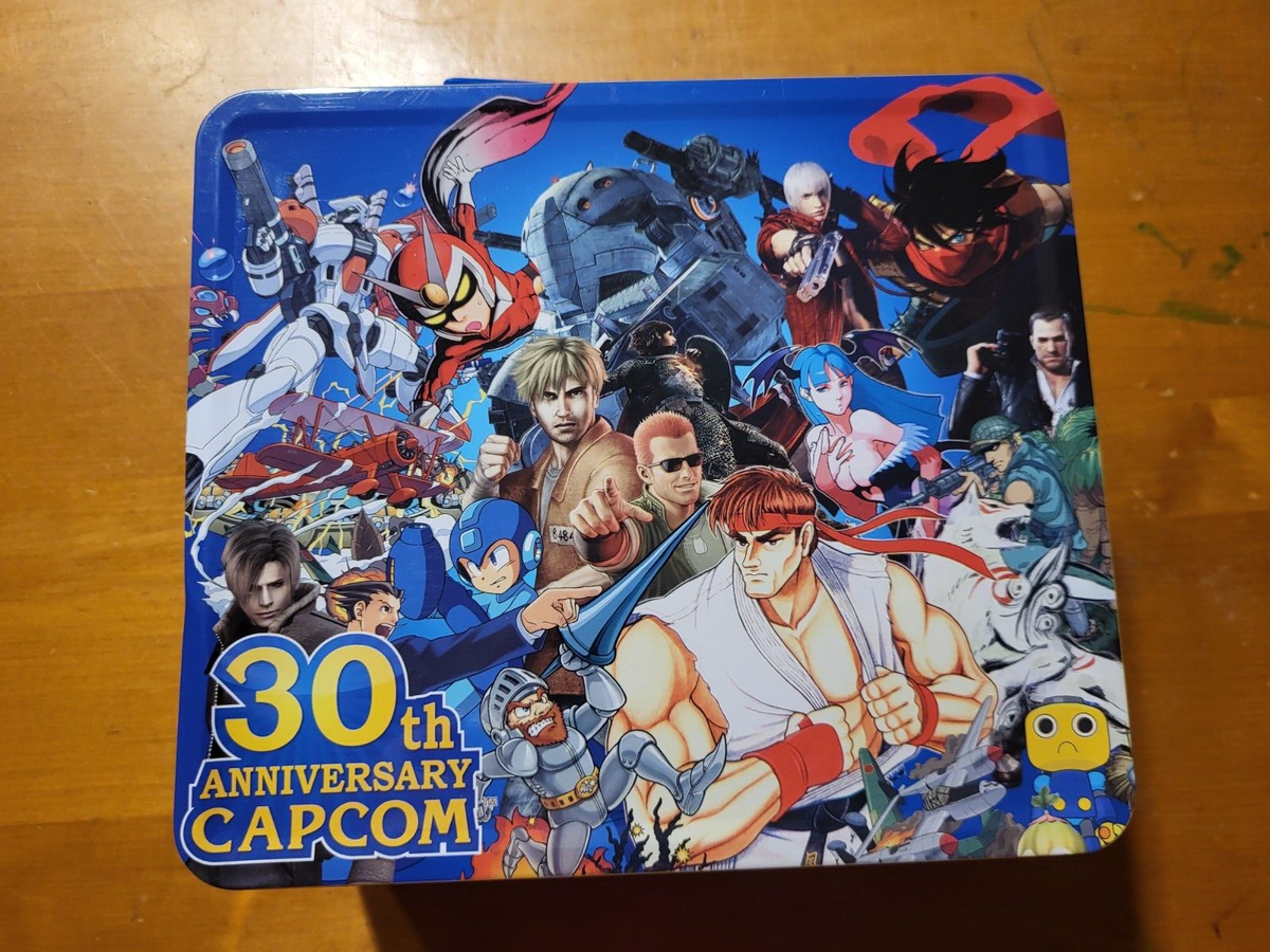 30th Anniversary Capcom Metal Lunch Box with Thermos READ Street