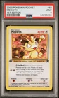 2000 Team Rocket #62 Meowth PSA 9 Mint 1st Edition Pokemon