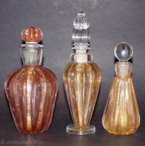SABINO Vtg SiGNED Opalescent Glass Perfume Bottle FRANCE Gaite Nude Nymph PARIS - Picture 14 of 24