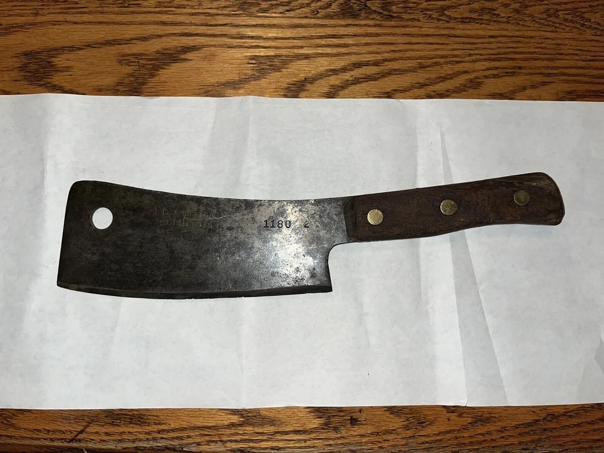 Antique FOSTER BROS. 1180 No. 8 Meat Cleaver 1 Lb. 10 Oz. | eBay