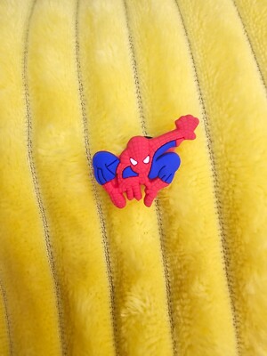 Spiderman Pose 3 Super Hero Shoe Charms