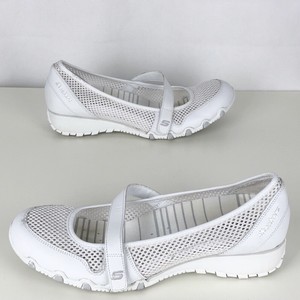 skechers mary janes white