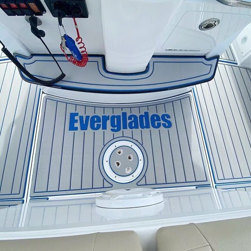 Gray Blue Boat Flooring EVA Foam Decking Sheet 5.5mm Fuax Teak Deck Floor Mat - Picture 17 of 20