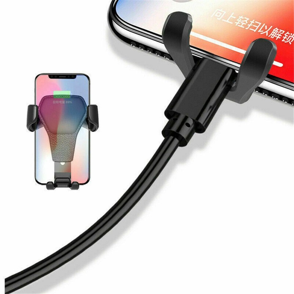 Classic Black Car Phone Holder Portable Bracket Mount Stand Cellphone