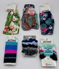 Assorted Hair Accessories 3 Headwraps 10 Scrunchies And 32 Hair Bands